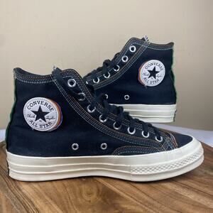 Converse Chuck Taylor 70 Layers Mens Size 8 Vintage Black Colorful HighTop Shoes